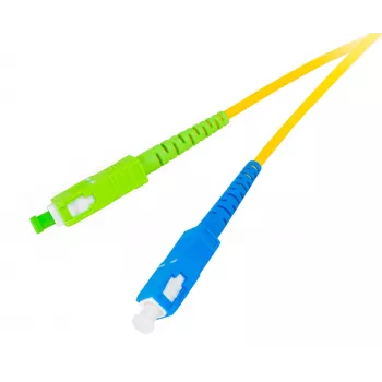 GETFORT GF-SUSAS5 Singlemode-Glasfaser-Patchkabel SC/UPC auf SC/APC Simplex 5m LSZH Gelb