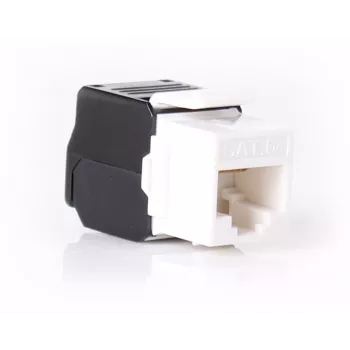 GETFORT KGF-6AUTP-NT Cat.6A UTP Tool-less Keystone Jack Module, RJ45 Female, Weiß