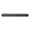 GETFORT PGF-6FTP24-B6 Patch Panel FTP Cat.6 24-Port 19-inch 1U Schwarz