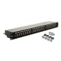 GETFORT PGF-6FTP24-B6 Patch Panel FTP Cat.6 24-Port 19-inch 1U Schwarz