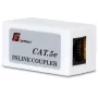 GETFORT RJ45 Cat.5e UTP Inline Coupler Female-to-Female (Schwarz)