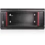 GETFORT WGF04-65EH-DGB 19 Zoll 4U Wandgehäuse, Doppelsektion, 600x550 mm, Schwarz