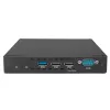 Giada D612 Lüfterloser Mini-PC Intel Core i5-1235U 10C/12T Iris Xe 2x DDR4 2x 2.5GbE