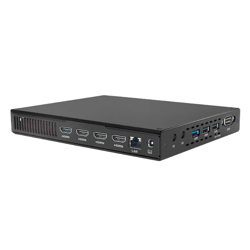 Giada D612 Lüfterloser Mini-PC Intel Core i5-1235U 10C/12T Iris Xe 2x DDR4 2x 2.5GbE