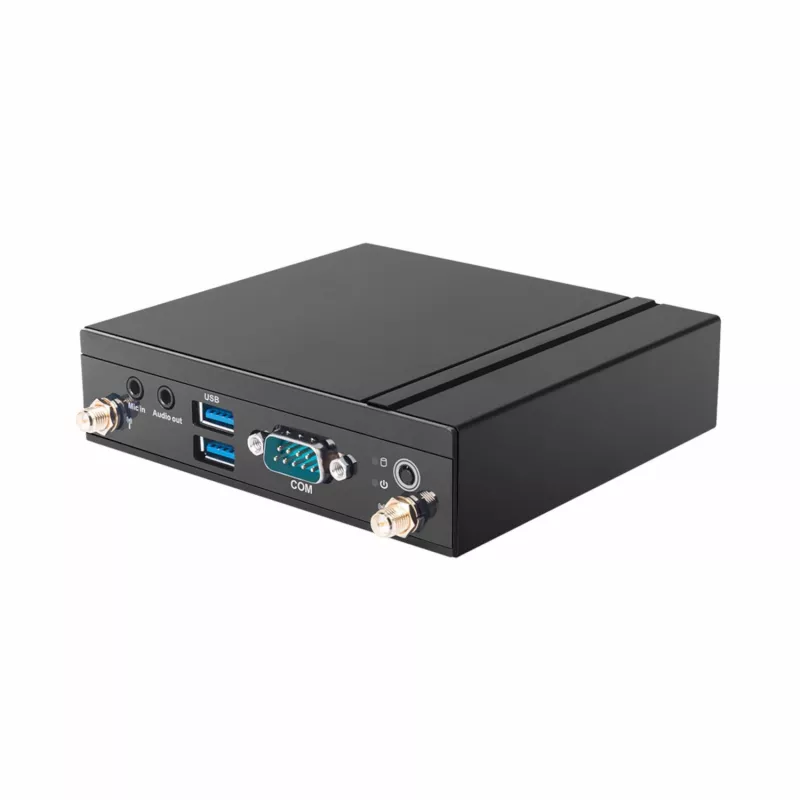 Giada VM23 lüfterloser 4K Digital-Signage-Mediaplayer - Intel Celeron J3160, 4GB RAM, 64GB SSD, Dual-HDMI, DisplayPort, Dual-GbE, VESA-Halterung