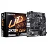 GIGABYTE A520M S2HP AM4 Micro-ATX Mainboard, DDR4, HDMI, D-Sub, DisplayPort, M.2, Gigabit LAN