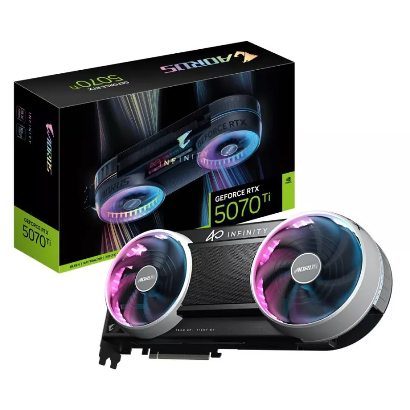 Gigabyte AORUS GeForce RTX 5070 Ti INFINITY 16GB GDDR7 Grafikkarte