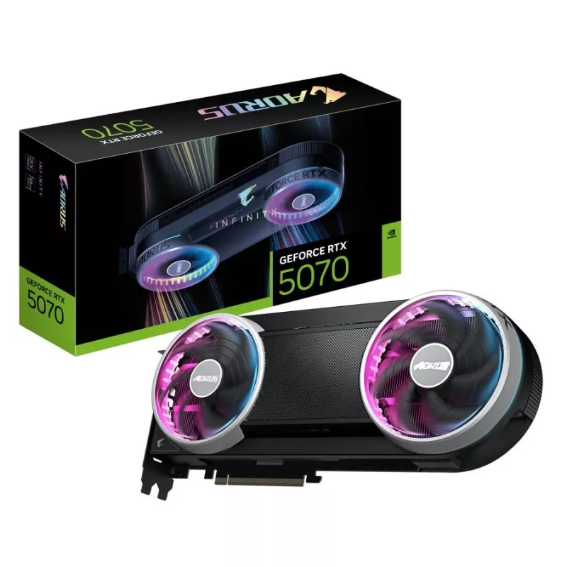 Gigabyte AORUS GeForce RTX 5070 Ti INFINITY 16GB GDDR7 Grafikkarte