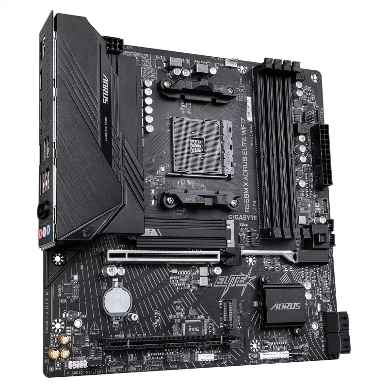 Gigabyte B550M X AORUS ELITE WIFI7 Micro-ATX-Motherboard (AM4, DDR4, 2x M.2, Wi-Fi 7)