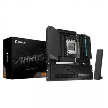 GIGABYTE B850M AORUS STEALTH AM5 Micro-ATX-Motherboard, DDR5, 2.5GbE, Wi-Fi 6E, 3x M.2