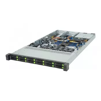Gigabyte R164-AG0-AAV1 1U Rack Server, Single Socket SP5, AMD EPYC 9004, 12x DDR5, 4x 3,5 inch Hot-Swap, 2x 800W Redundantes Netzteil
