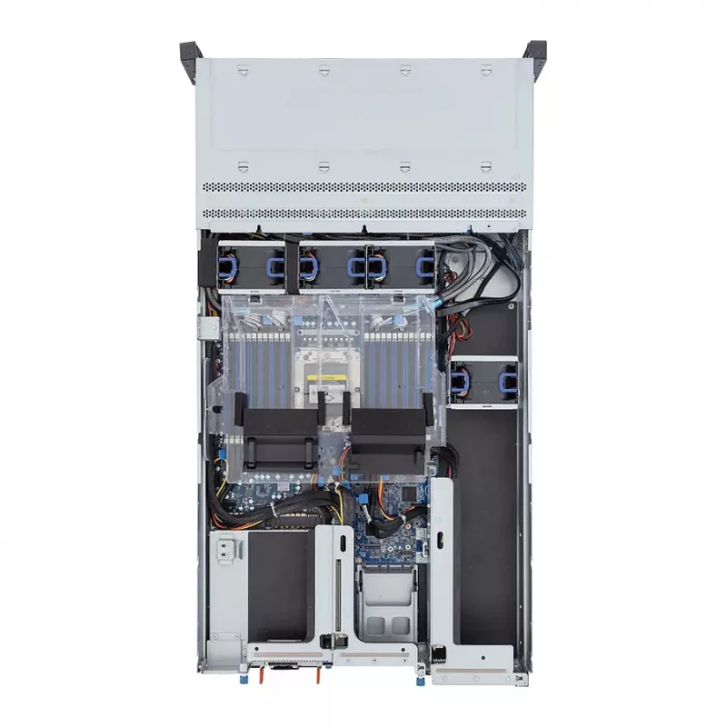 Gigabyte R263-ZG0-AAL2 (Rev. 3.x) 2U Rack Server Barebone, Single AMD SP5, 12x 3.5/2.5-Zoll-Schächte, 2x 1200W Netzteil