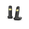 Gigaset A170 Duo Schwarz DECT schnurloses Telefon mit Anrufbeantworter, 2 Mobilteile, ECO DECT