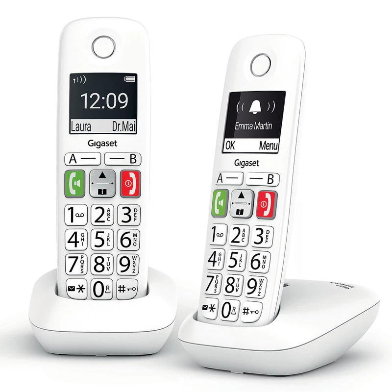 Gigaset E290 Schnurloses DECT-Telefon Weiß