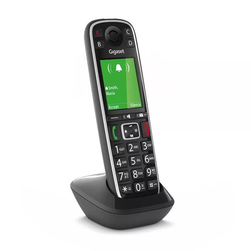 Gigaset E720HX Schnurloses DECT-Erweiterungshörer mit Rufnummernanzeige - Anthrazit