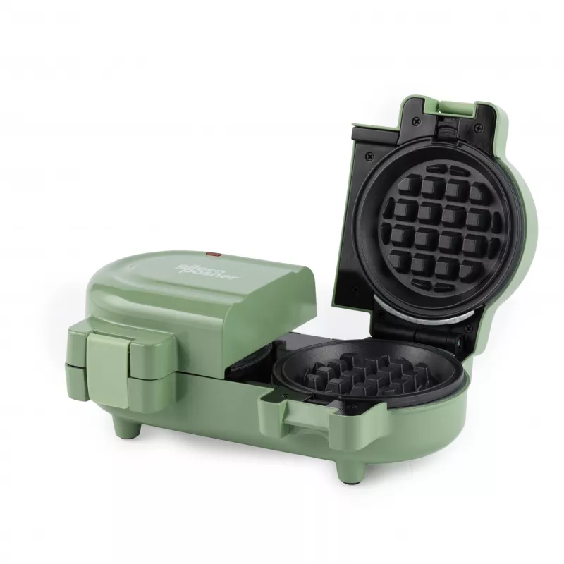 Giles & Posner EK5922GSGRVDE Doppel-Waffeleisen - 1200 W, Antihaft, Schwarz/Silber