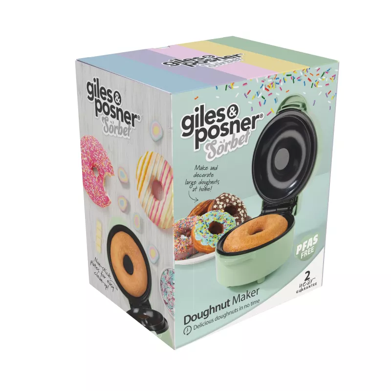 Giles & Posner EK6549GSGRVDE Donut-Maker - Grau, 700 W, 6 Donuts