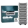 Gillette Intimate Rasierklingen Nachfüllpackung, 6 Klingen, Schwarz, Rasur der männlichen Intimbehaarung