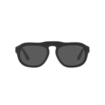 GIORGIO ARMANI MAN AR8173-500187 Rechteckige Sonnenbrille Schwarz/Grau 52mm