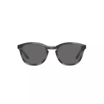 Giorgio Armani Herren AR8170-5964B1 Havana Acetat eckige Sonnenbrille mit blauen Gradientengläsern