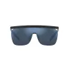 GIORGIO ARMANI Herren-Sonnenbrille AR8169-504255 Matt Schwarz Dunkelgrau Pilot Quadratisch