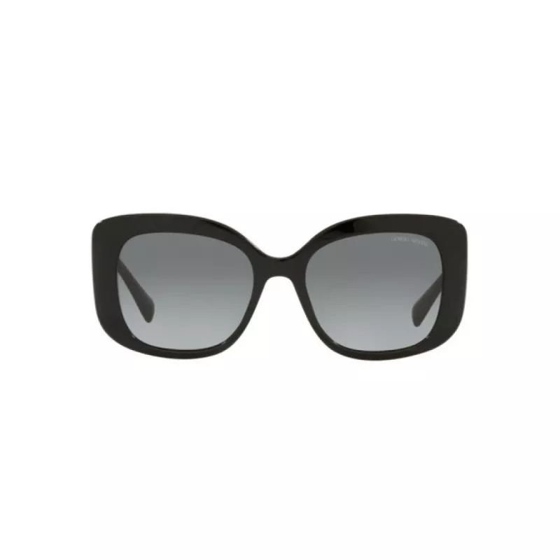 GIORGIO ARMANI SONNENBRILLE AR8150-500111 Herren Schwarzer Acetat-Rahmen Graue Polycarbonat-Gläser 53/18/140 mm
