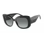 GIORGIO ARMANI SONNENBRILLE AR8150-500111 Herren Schwarzer Acetat-Rahmen Graue Polycarbonat-Gläser 53/18/140 mm