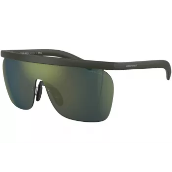 GIORGIO ARMANI Sonnenbrille AR8169-59606R Herren Square Matt Schwarz Polarisiert