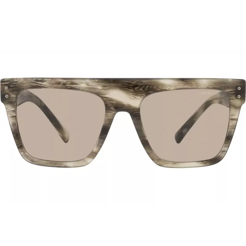 Giorgio Armani Unisex Sonnenbrille AR8177-5922-3 Havana Acetat Braun Glas 52mm