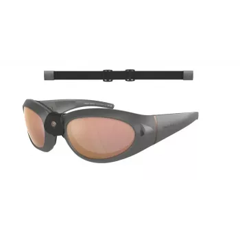 GIORGIO ARMANI Unisex-Sonnenbrille AR8201Q60504Z Schwarzer Rahmen Graue Verlaufsgläser 61 mm