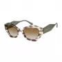 Giorgio Armani Damen-Sonnenbrille AR8144-588113 Havana Acetat - Eckige Fassung, braune Gradientgläser, UV400