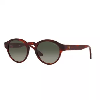 GIORGIO ARMANI Damen Sonnenbrille AR8146-596271 Havana Acetat Grün Verlauf 50/15/145 mm