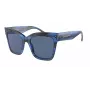 GIORGIO ARMANI Damen-Sonnenbrille AR8175-595380 Havana Acetat Butterfly Cat-Eye 54/20/140 mm