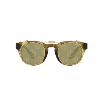 GIORGIO ARMANI Damen-Sonnenbrille AR8190U59871W - Rechteckiger Acetatrahmen, graue Gläser, 50/19/140 mm