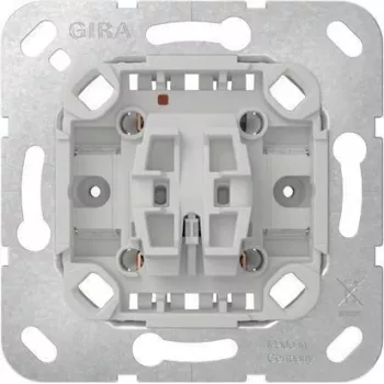 GIRA 381600 Wechselschaltereinsatz, 1-polig, 10 A, 250 V AC, Unterputz, ohne Krallen, für System 55
