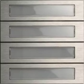 Gira Ruftastenmodul 4-fach System 106 Edelstahl 5534920