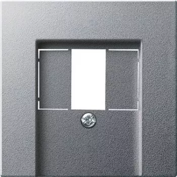 Gira Abdeckung für TAE-Dose, System 55, Aluminium 027626