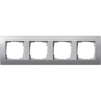 Gira Event Aluminium 1-fach Abdeckrahmen, matt, 80,8 x 80,8 mm 021436