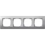 Gira Event Aluminium 1-fach Abdeckrahmen, matt, 80,8 x 80,8 mm 021436