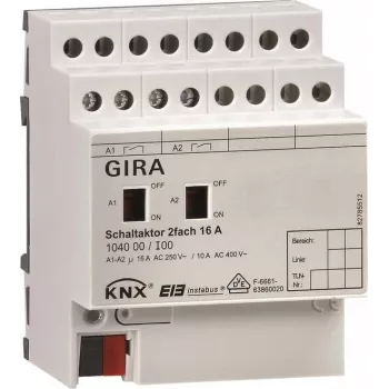 GIRA KNX Schaltaktor 2-Kanal 16A DIN-Schiene 104000