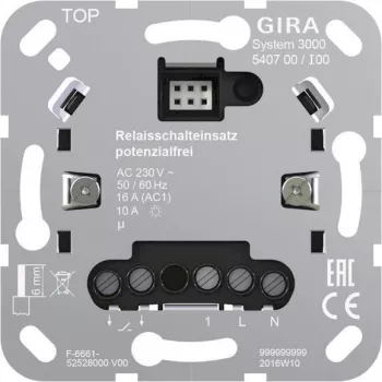 Gira Relais-Einsatz potentialfrei 540700