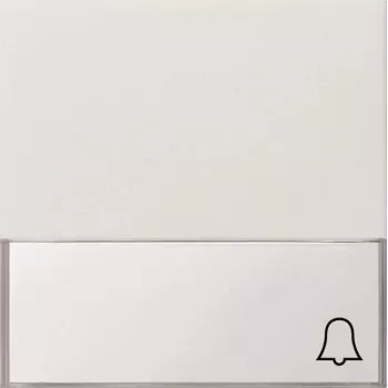 Gira Wippe Glockensymbol Reinweiß Glänzend für Taster 0679112