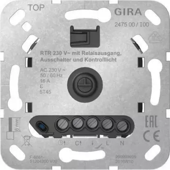 GIRA RTR 230 V Relaisausgang EIN/AUS Regelungseinsatz 247500