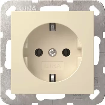 Gira System 55 SCHUKO Steckdose Cremeweiß (418801)