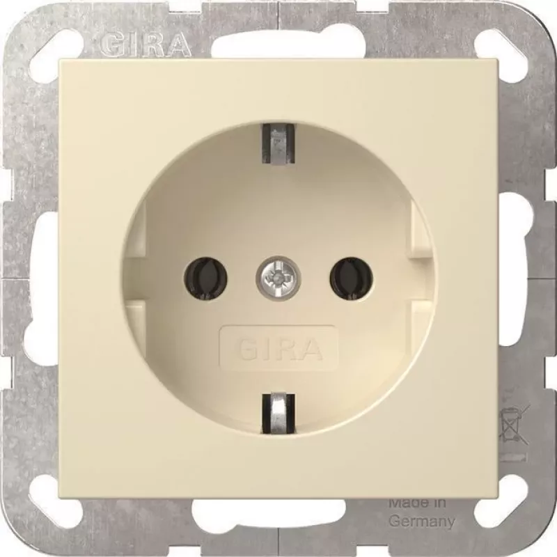 Gira System 55 SCHUKO Steckdose Cremeweiß (418801)