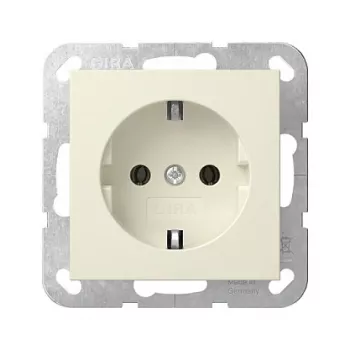 Gira System 55 SCHUKO Steckdose Cremeweiß (418801)