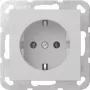 Gira System 55 SCHUKO Steckdose Grau Matt 4188015