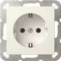 Gira System 55 SCHUKO Steckdose, Reinweiß, Unterputz, 16 A 446603