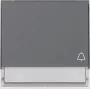 Gira TX44 Wippe mit Glockensymbol und Beleuchtungsfeld, Anthrazit 367367