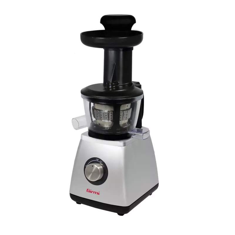 GIRMI Slow Juicer Cold Press 400 W Silber/Schwarz